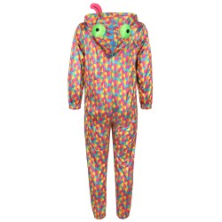 Kameleon Dziecięce onesie z kapturem, kostium dla dzieci