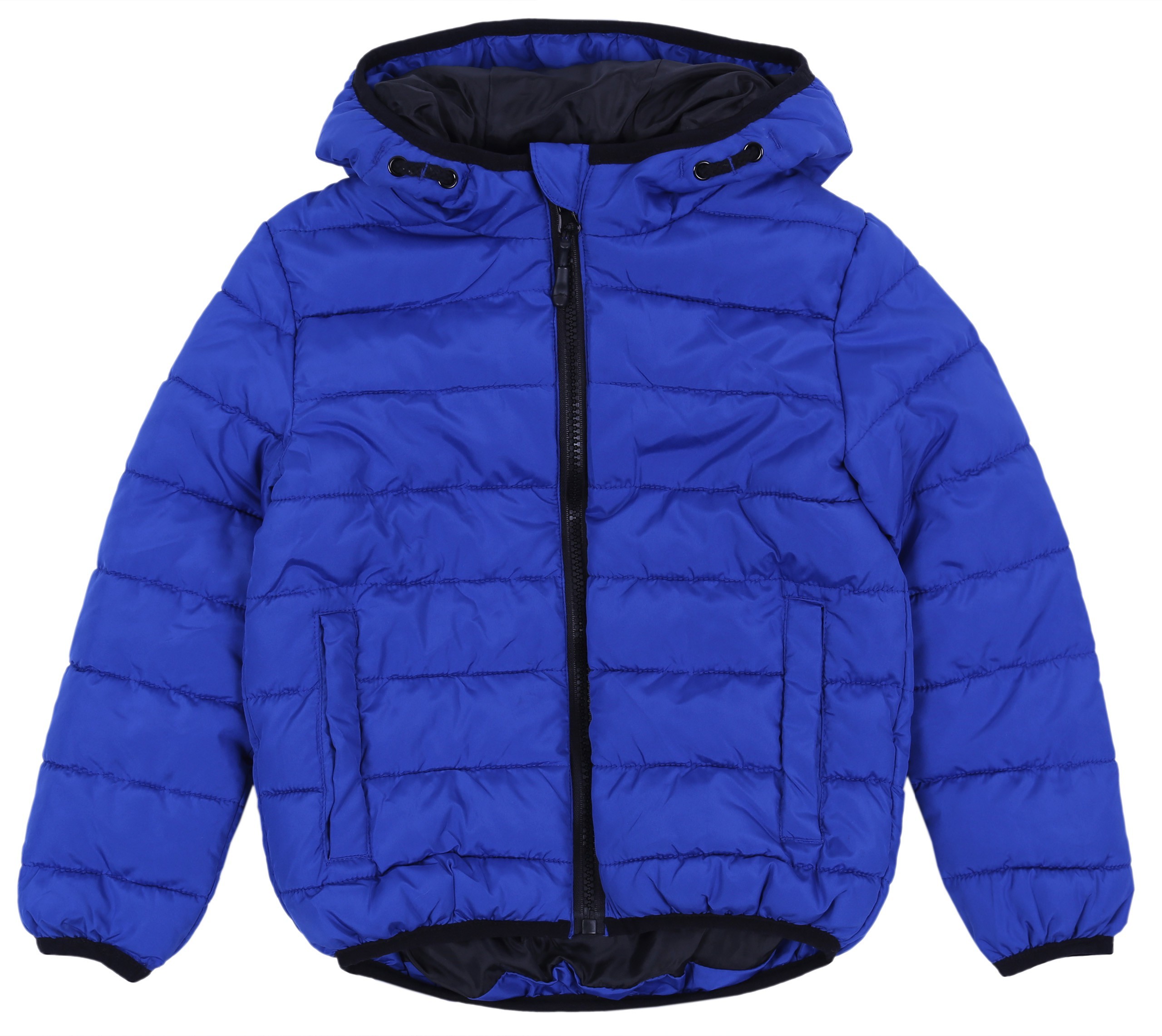 Niebieska kurtka przejściowa