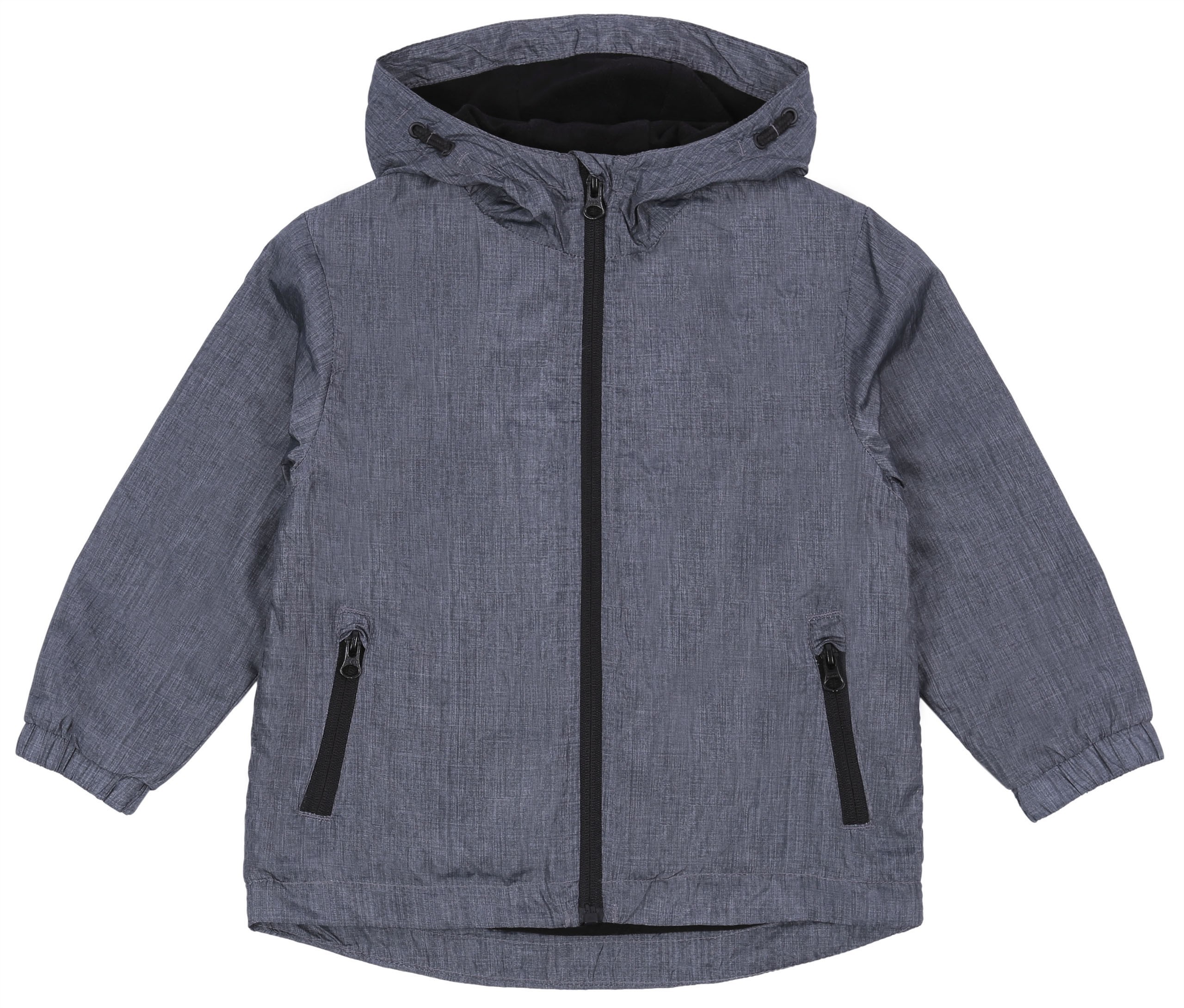 Szara kurtka z kapturem