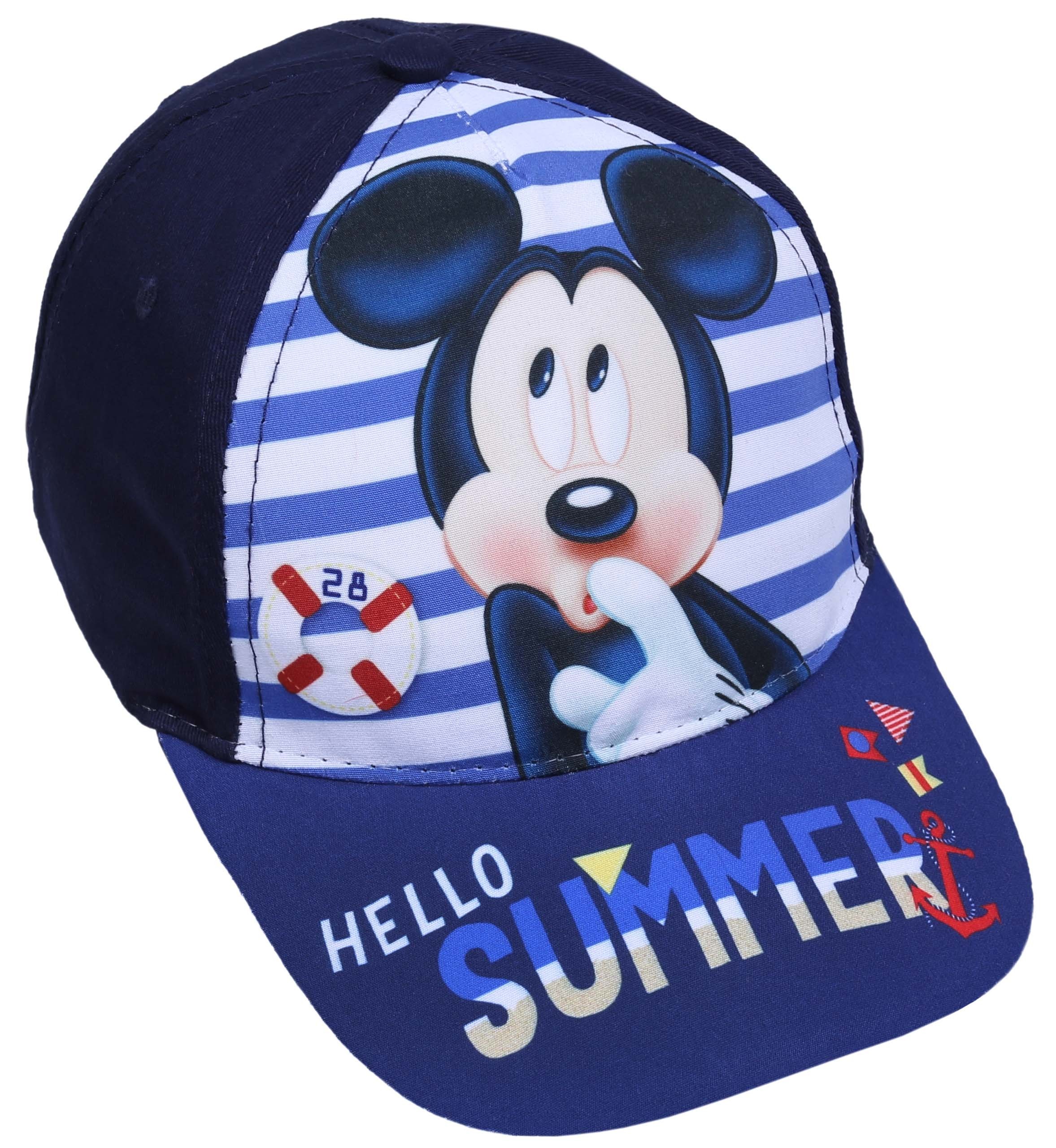 Granatowa, chłopięca czapka...