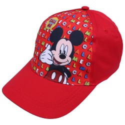 Czerwona czapka z daszkiem Myszka Mickey Disney