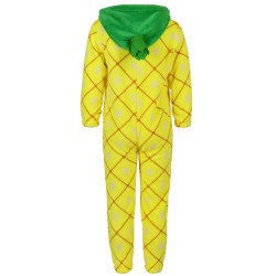 Ananas Polarowa piżama jednoczęściowa, dziecięce onesie z kapturem