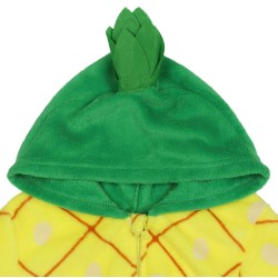 Ananas Polarowa piżama jednoczęściowa, dziecięce onesie z kapturem