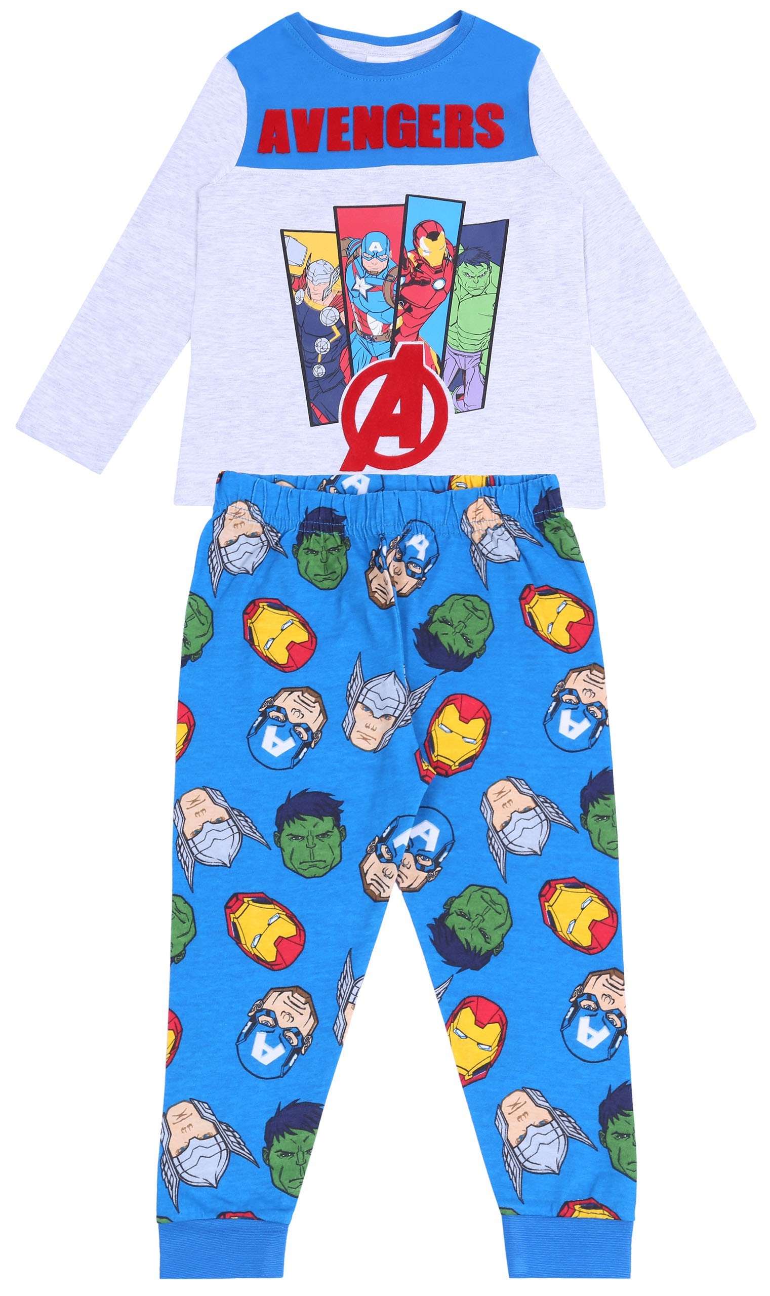 Szaro-niebieska piżama...