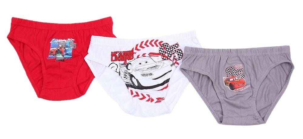3x Chłopięce majtki Auta...