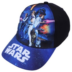 Czarno-granatowa czapka z daszkiem STAR WARS Disney