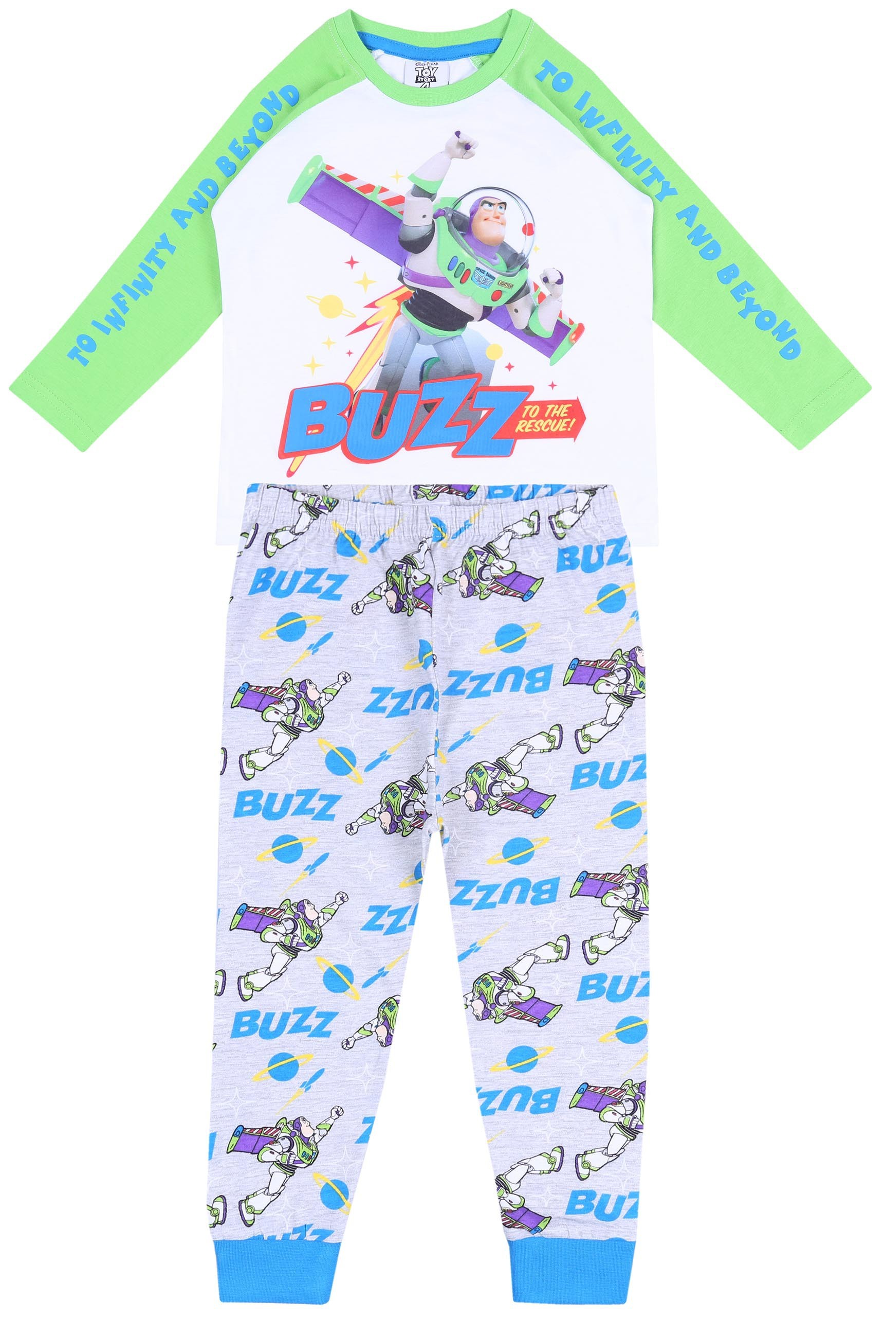 Szaro-zielona piżama Toy...