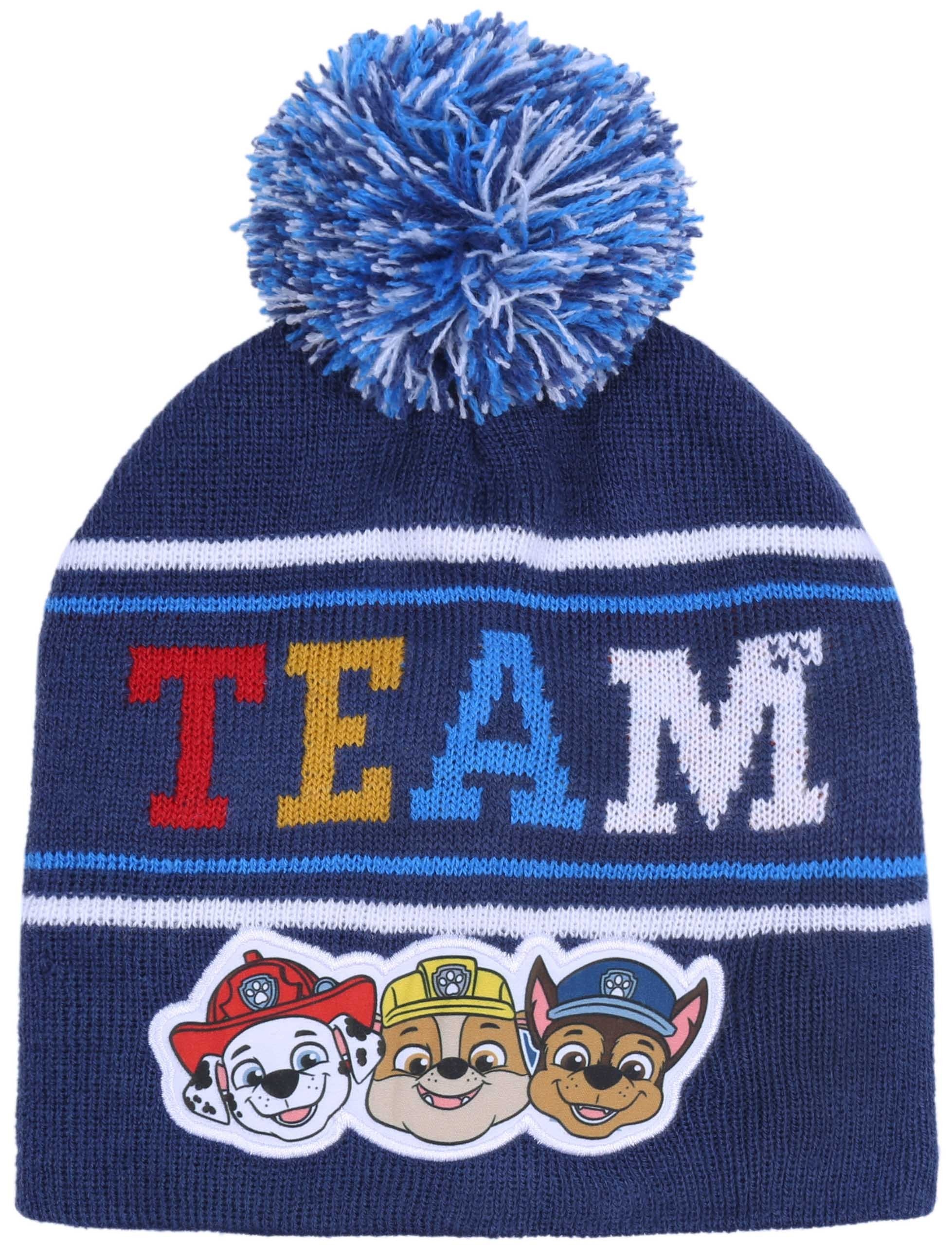 Ciepła, granatowa czapka...