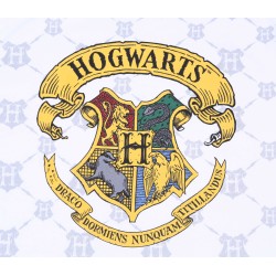 Biało-granatowa piżama HOGWARTS Harry Potter