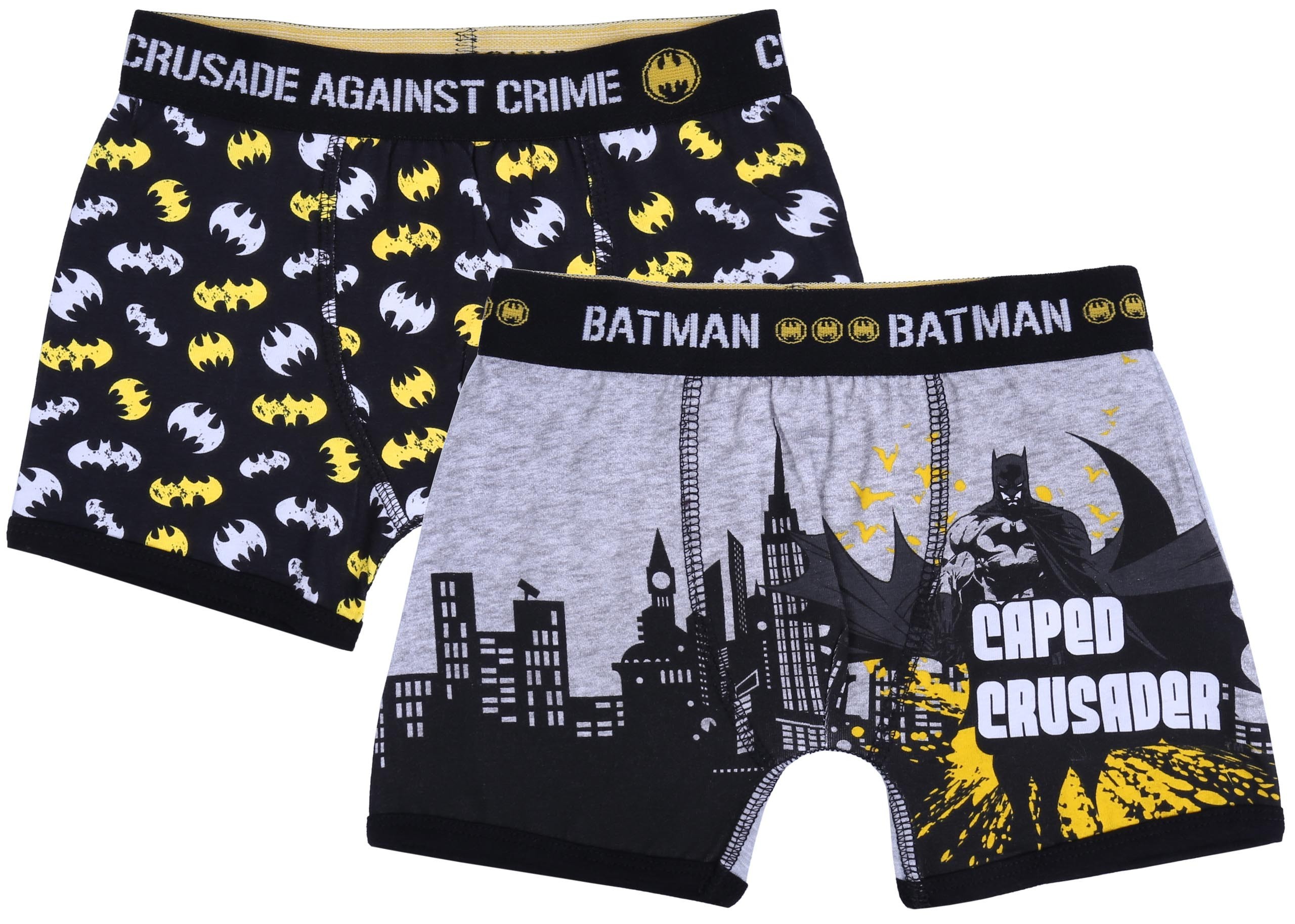 2x Szaro-czarne bokserki...