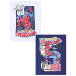 2x Szaro-granatowa piżama SPIDER-MAN Marvel