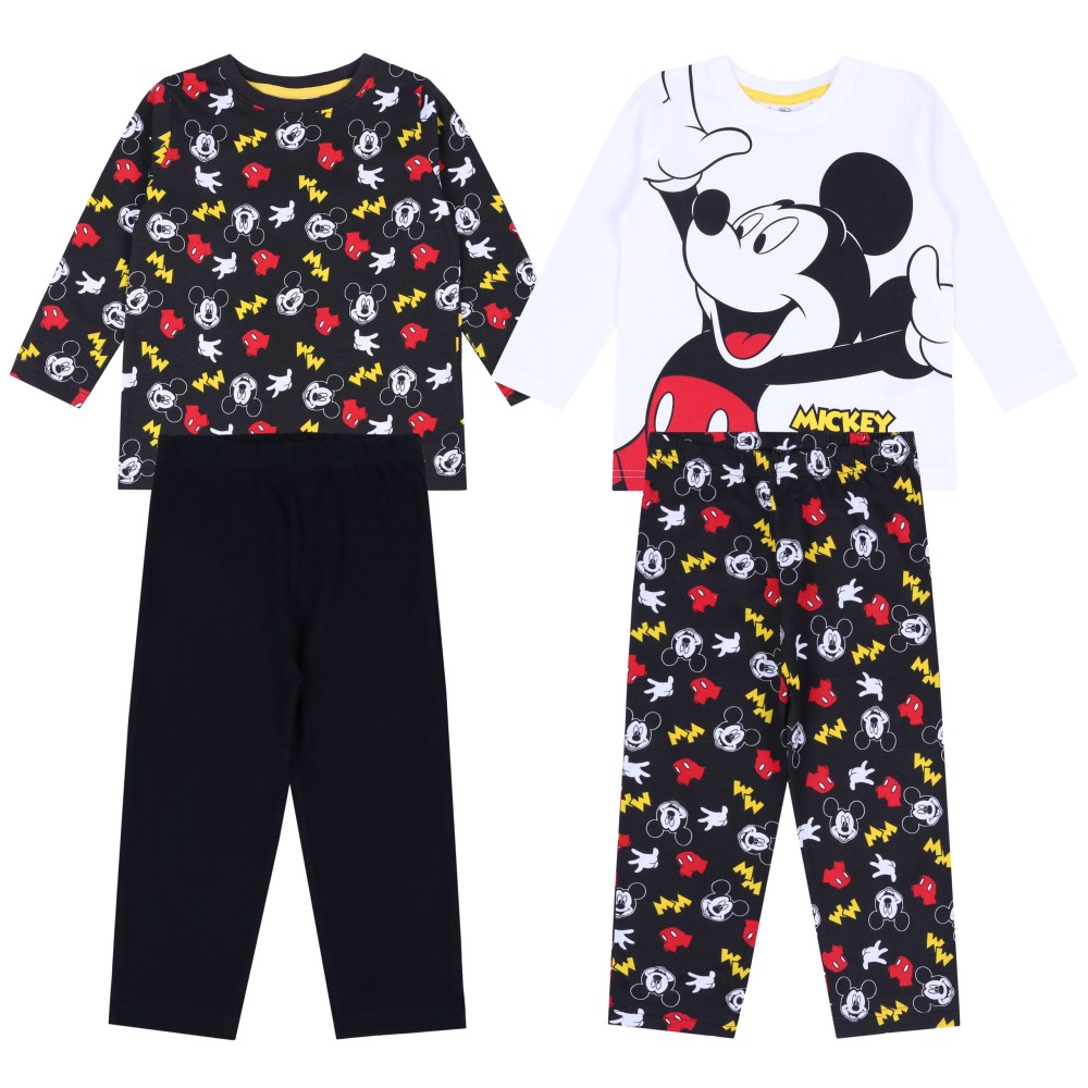 2x Czarno-biała piżama Mickey DISNEY