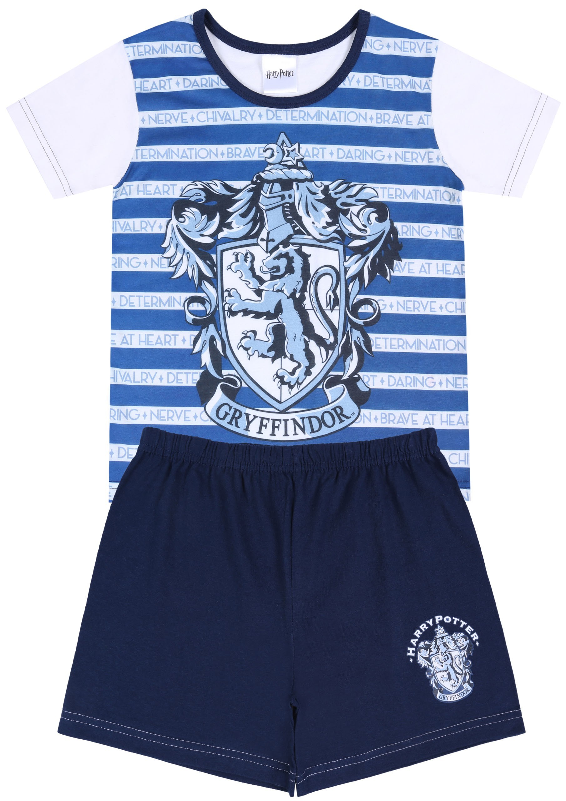 Kremowo-niebieska piżama...