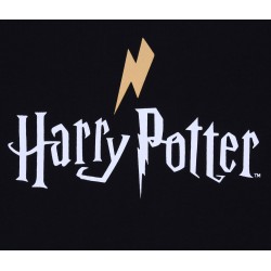 2x Piżama czarno-szara: krótkie i długie spodnie Harry Potter