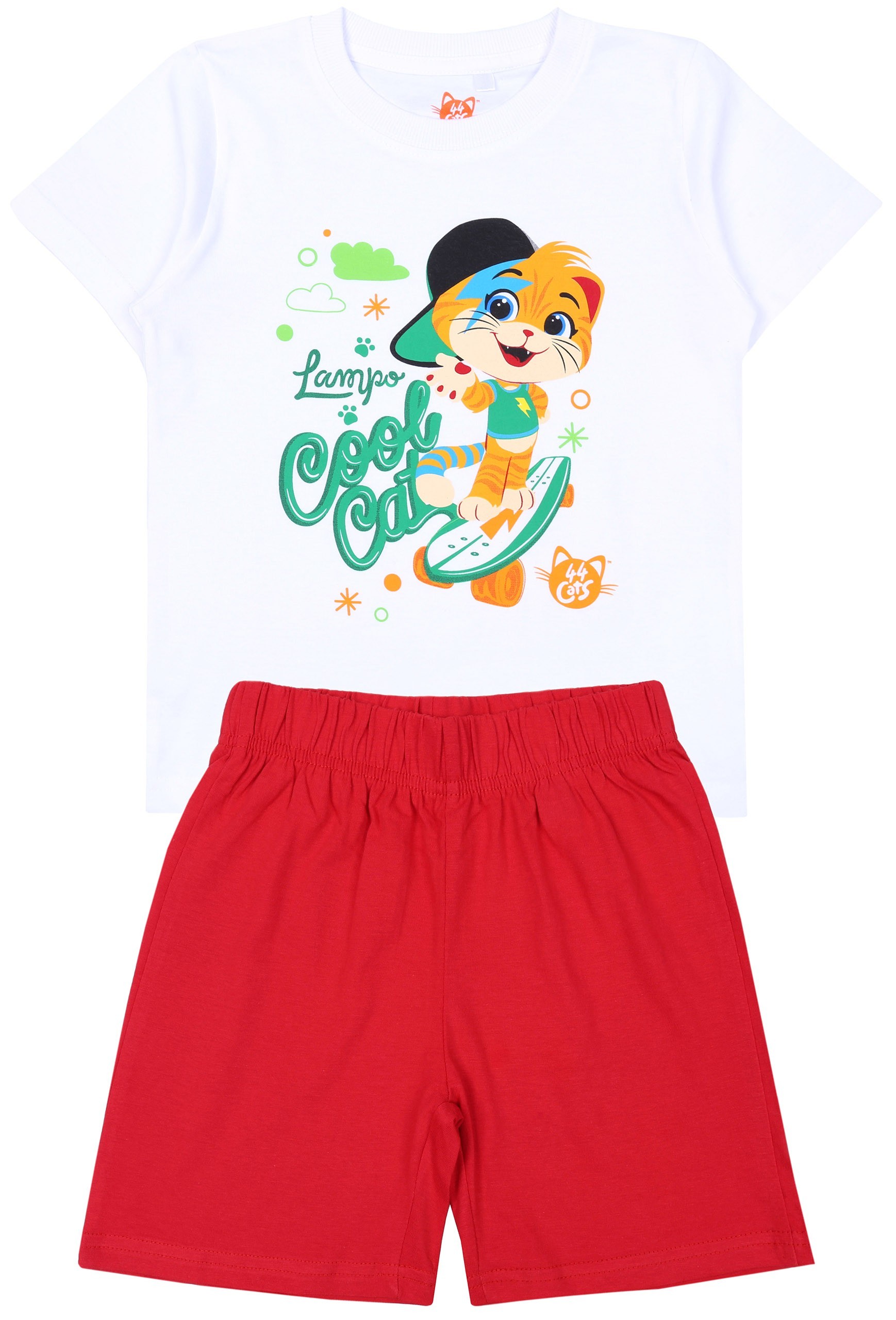 Biało-czerwona piżama...