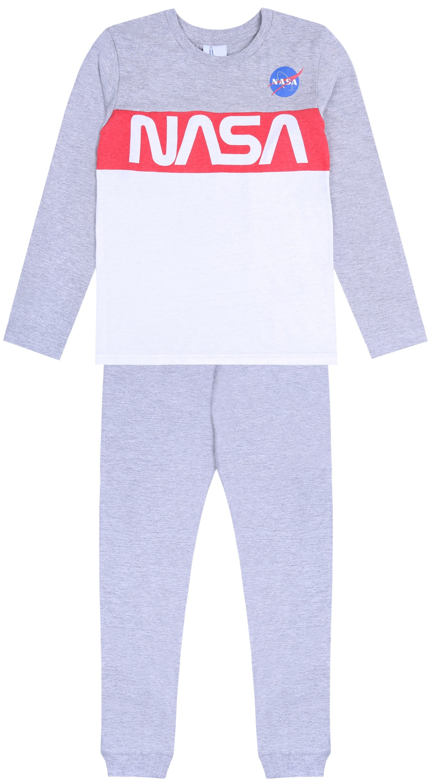 Szara piżama chłopięca z...