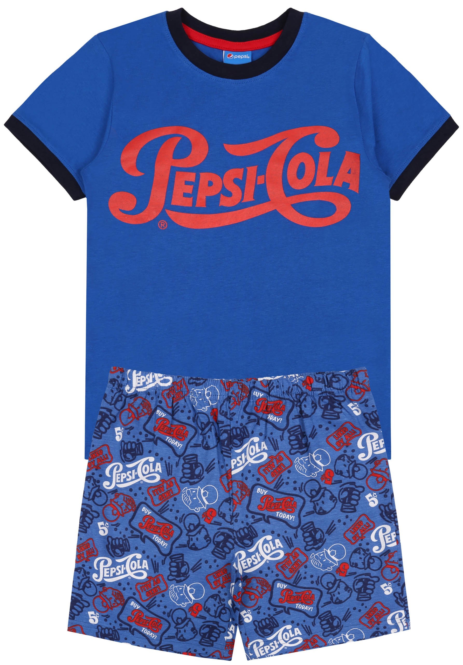 Granatowa, dwuczęściowa...