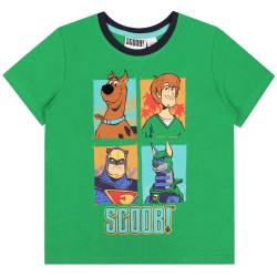 Lekka, zielono granatowa piżamka bawełniana SCOOBY DOO