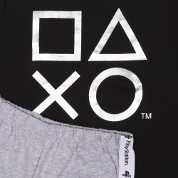 Dwuczęściowa szaro-czarna piżama chłopięca PlayStation