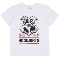 Harry Potter Hogwarts Chłopięca piżama z krótkimi spodniami, piżama na lato