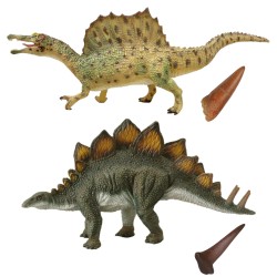 Collecta Zestaw figurek dinozaurów, Stegozaur i Spinozaur 3+