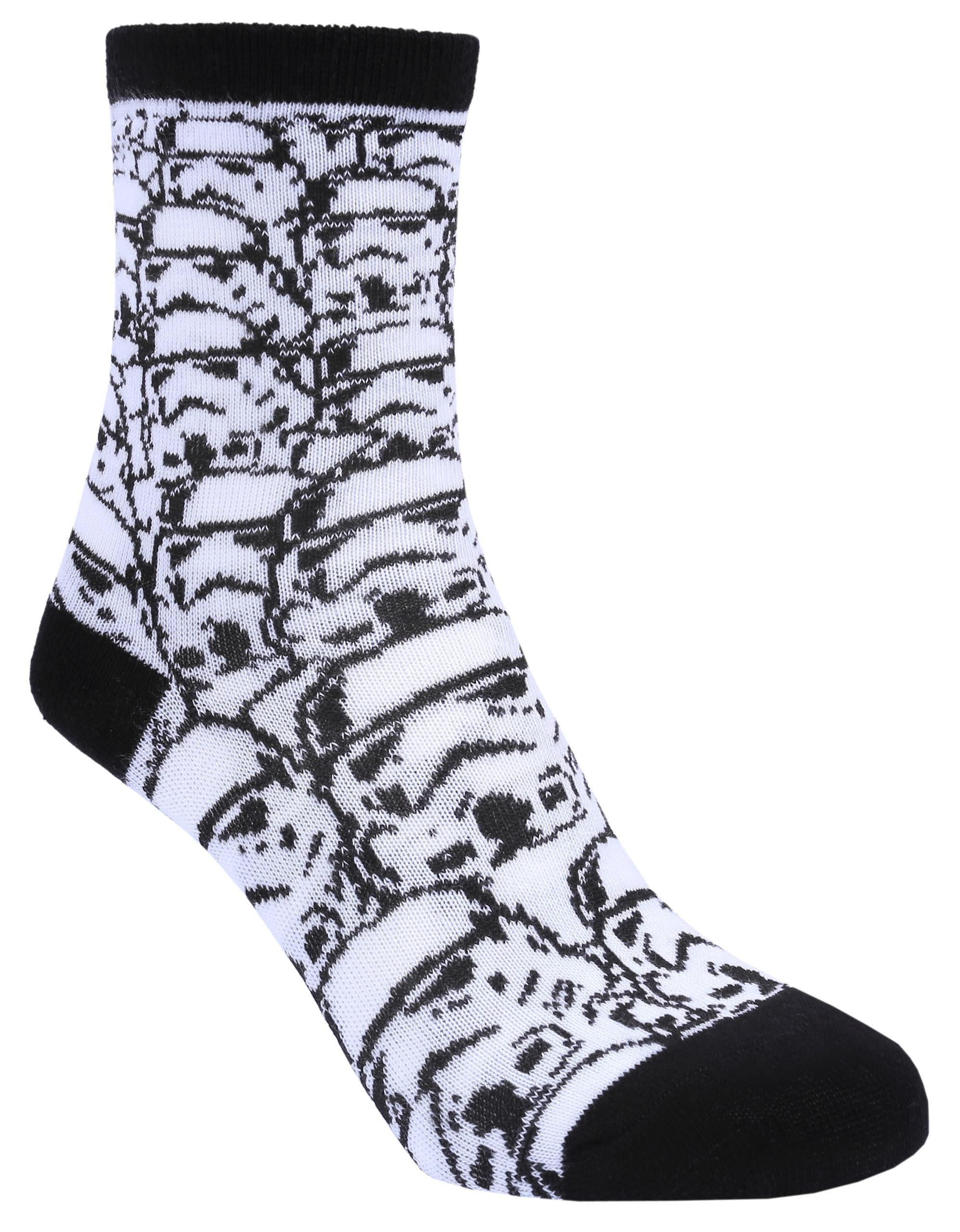 Biało-czarne skarpetki STAR...