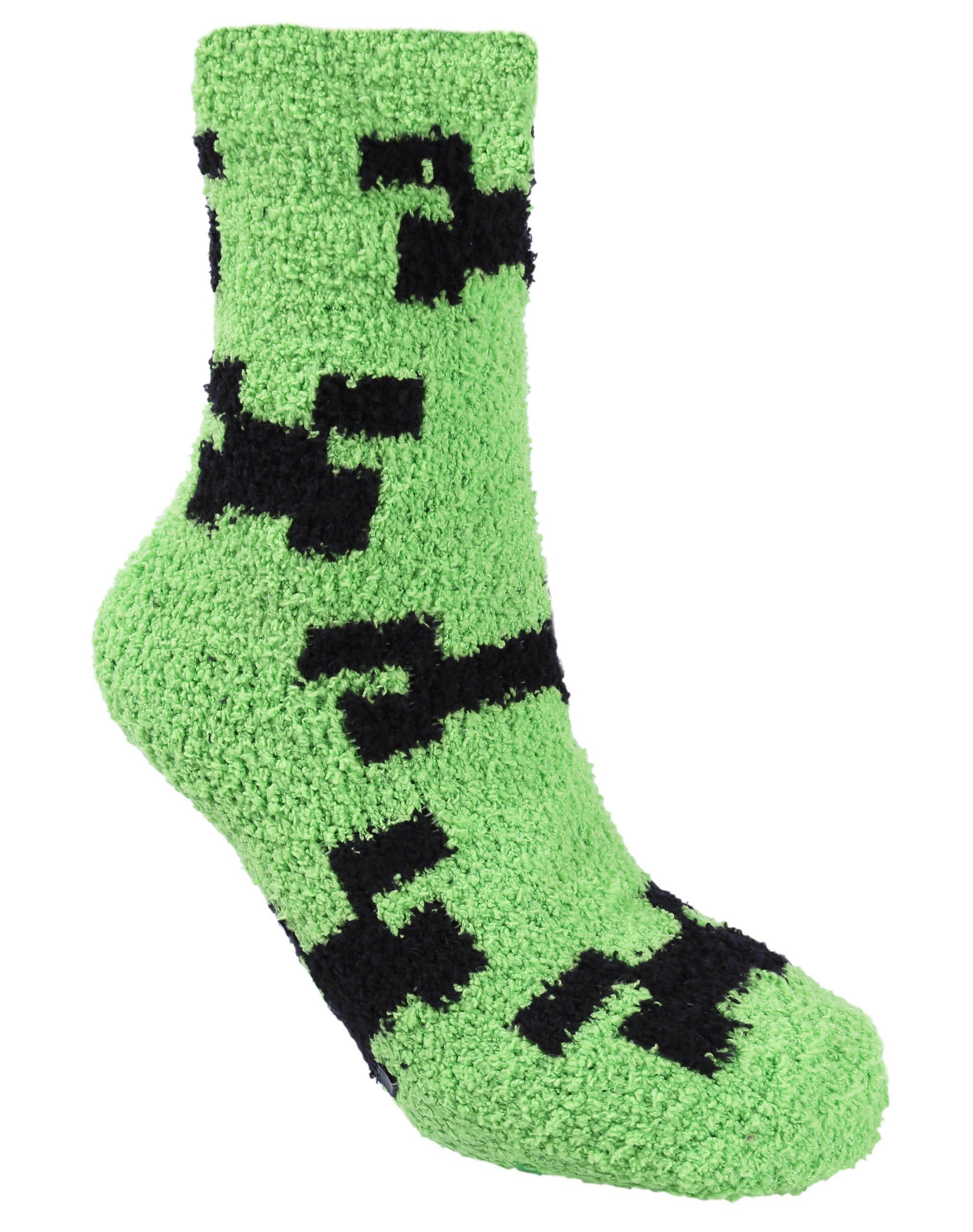 Ciepłe, zielone skarpetki...