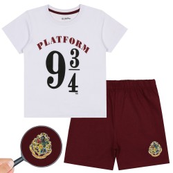 Harry Potter Platforma 9 3/4 Chłopięca piżama, letnia piżama dla chłopca