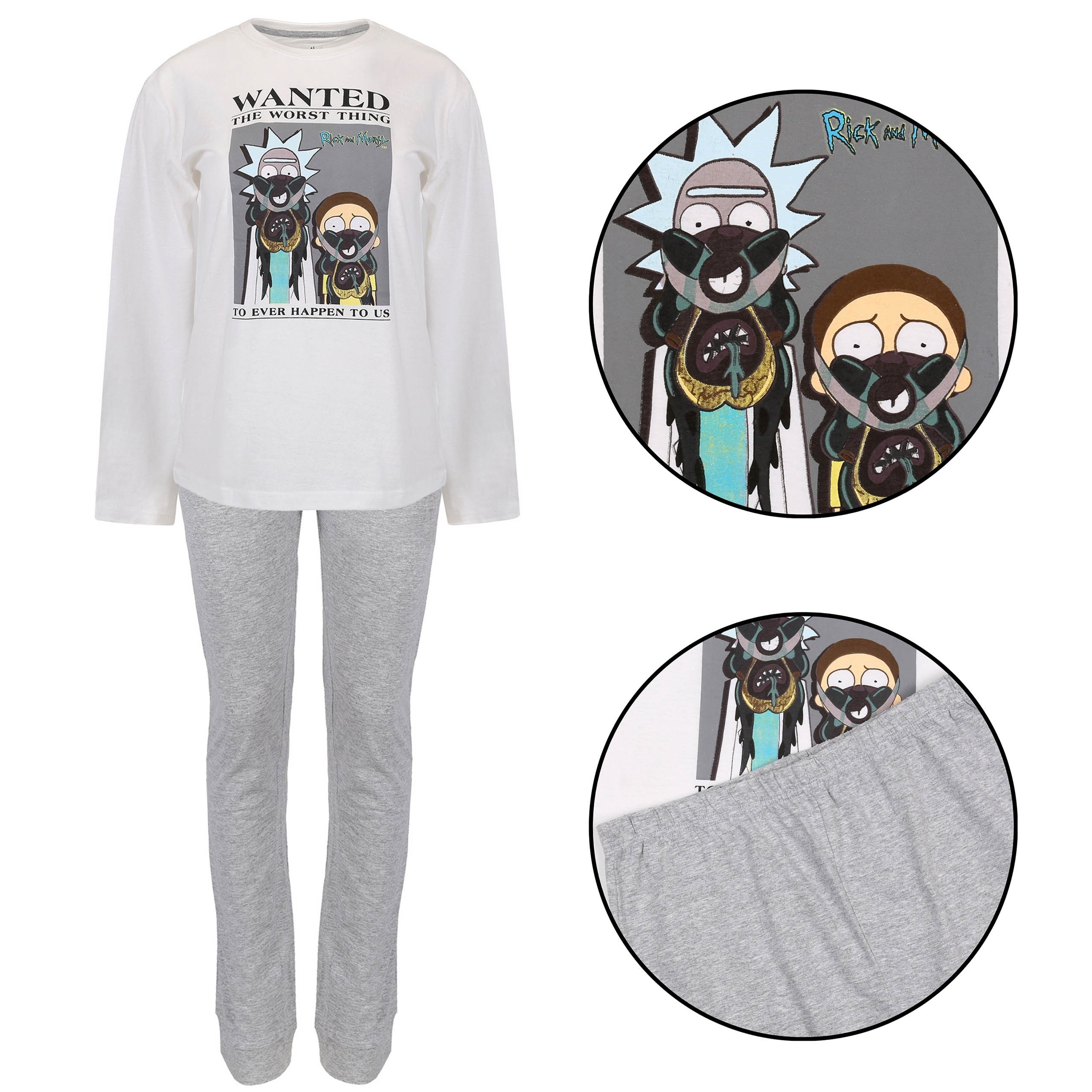 Rick i Morty Biało-szara...