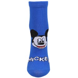 Niebieskie, chłopięce skarpetki z motywem Myszki Mickey