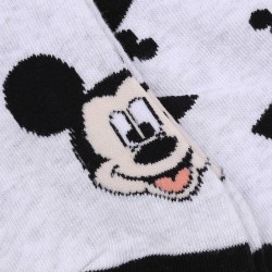 4x Szare, chłopięce skarpetki Myszka Mickey DISNEY, certyfikat OEKO-TEX