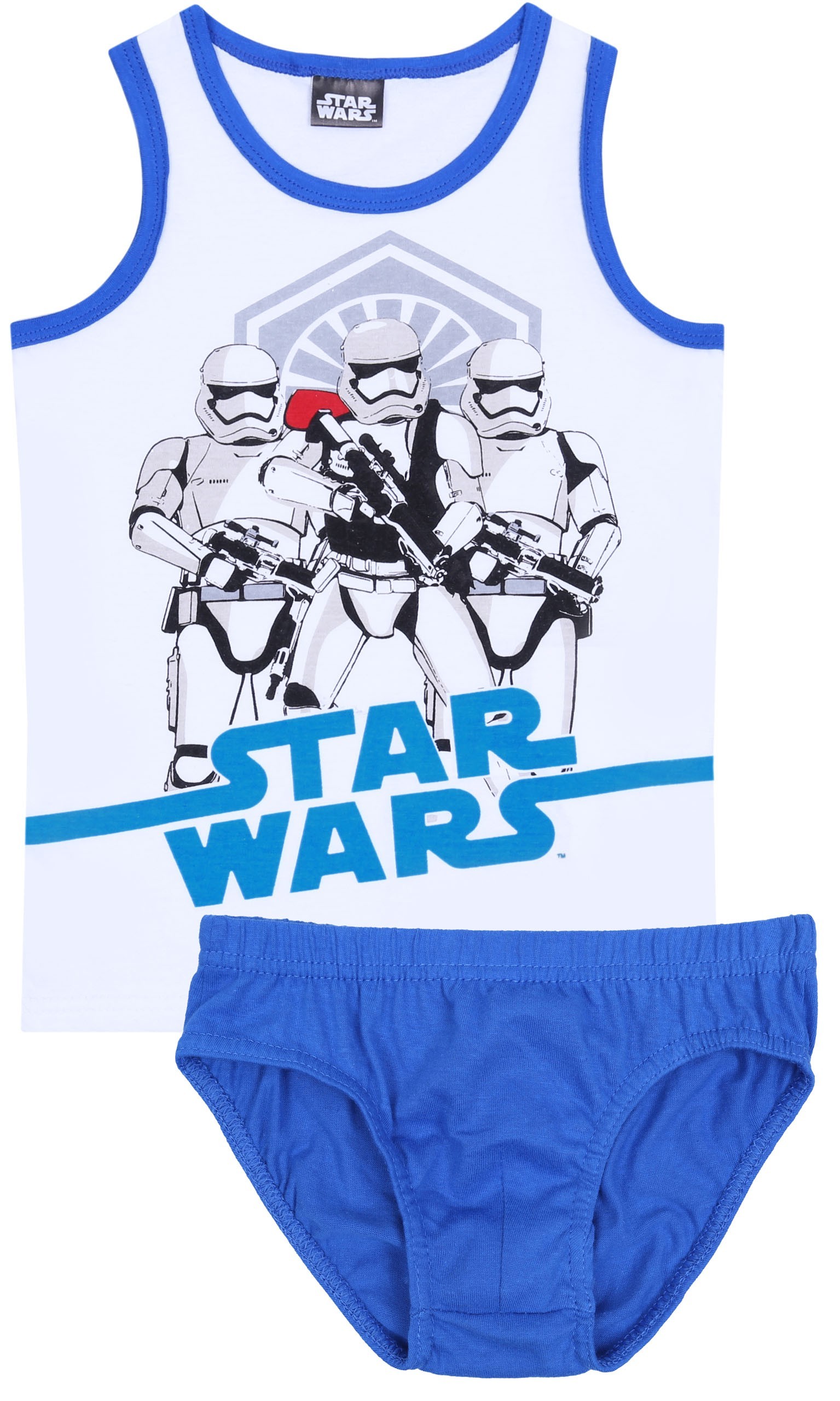 Biało-niebieski komplet...