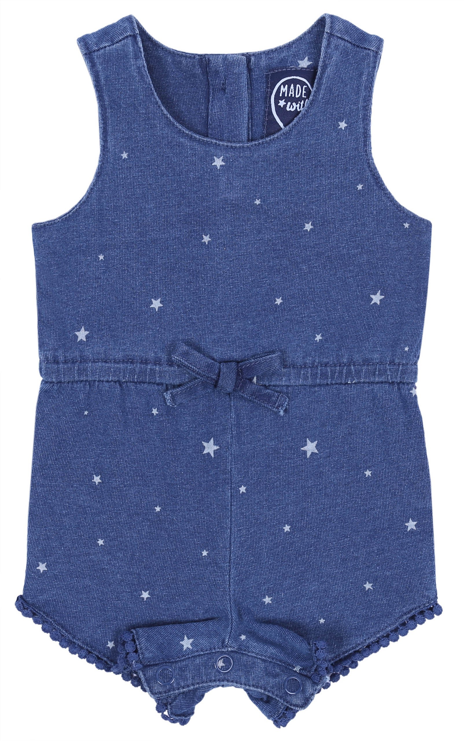 Jeansowy kombinezon/body w...