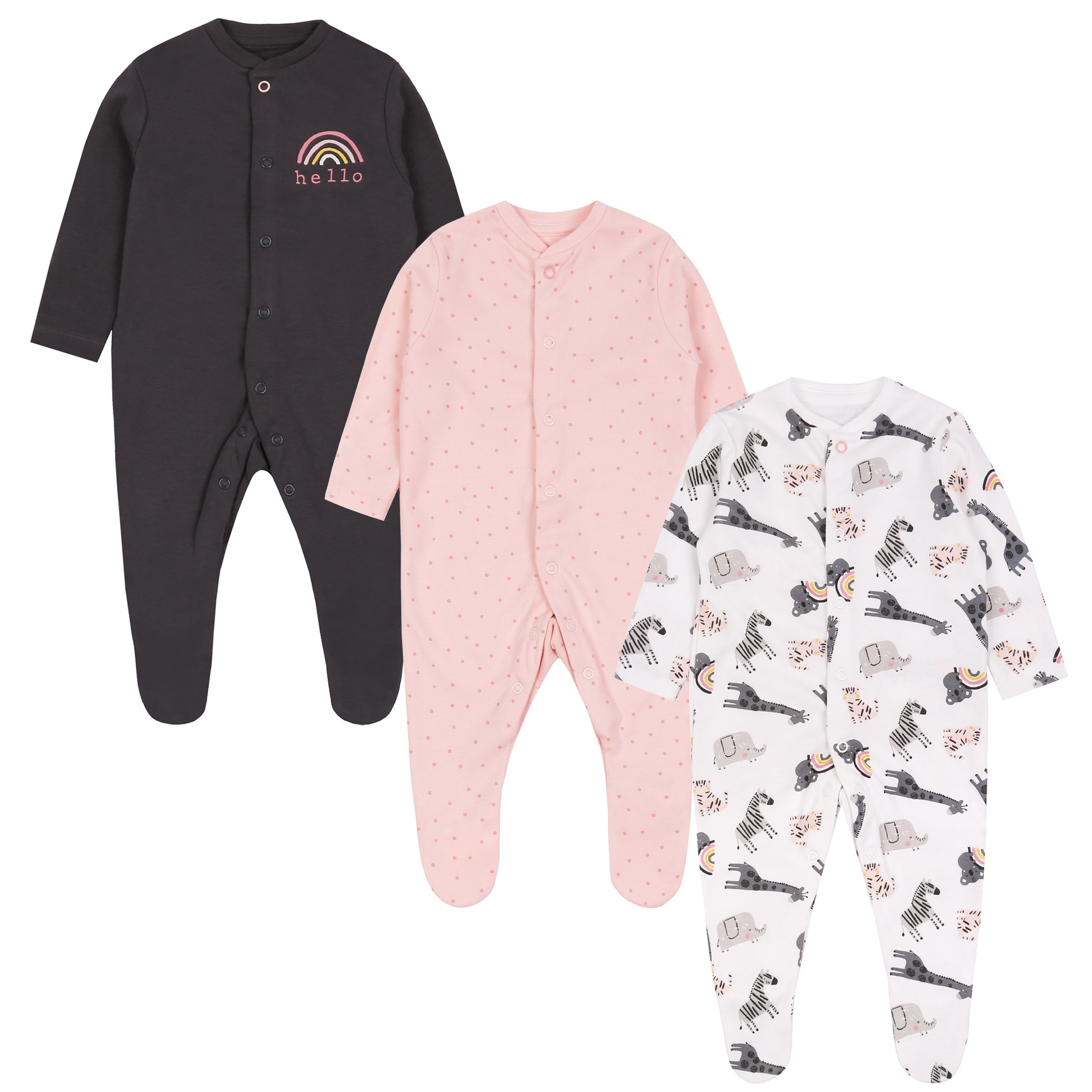 3x Bawełniane, kolorowe...