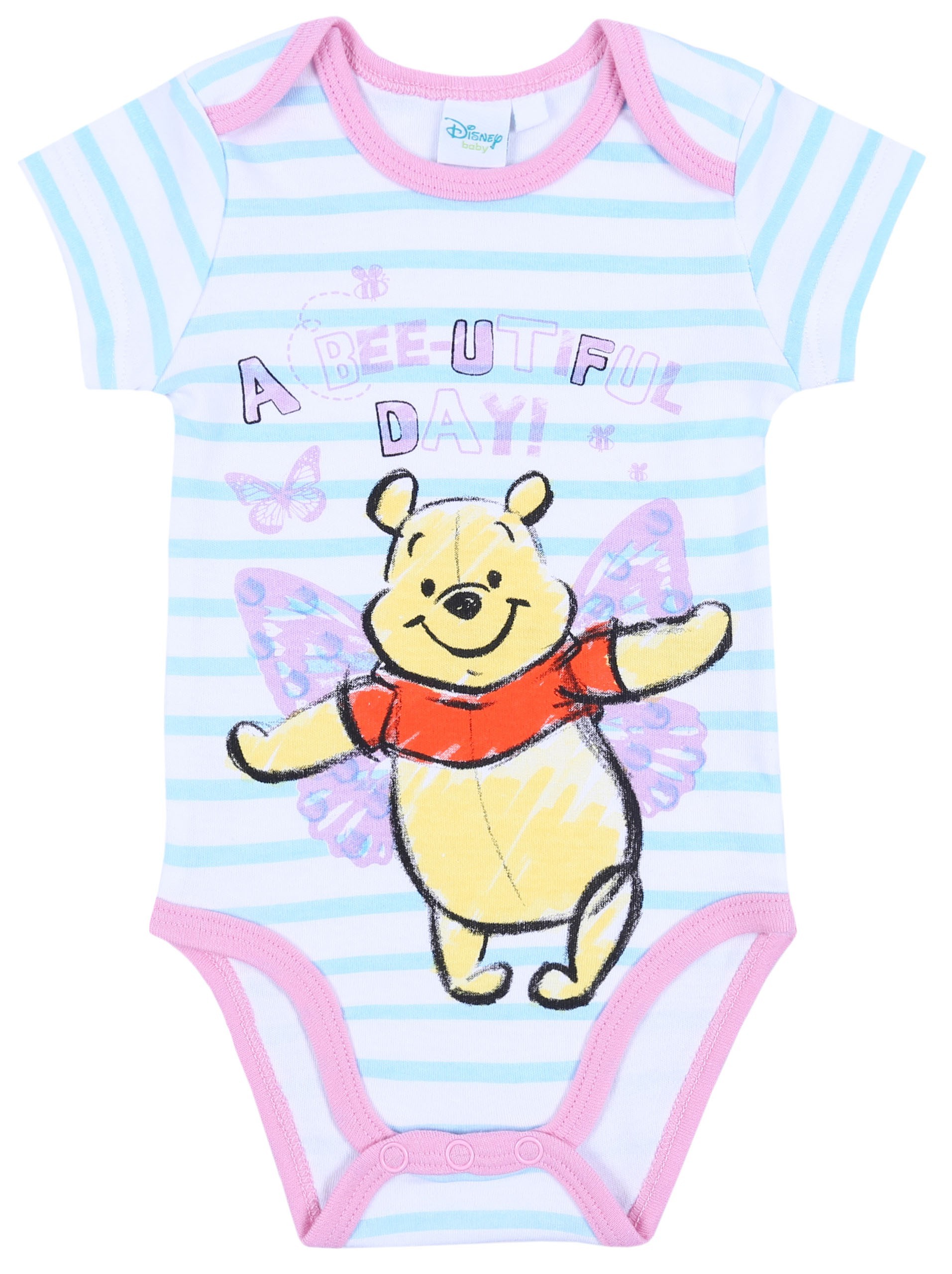 Niebieskie body w paski...