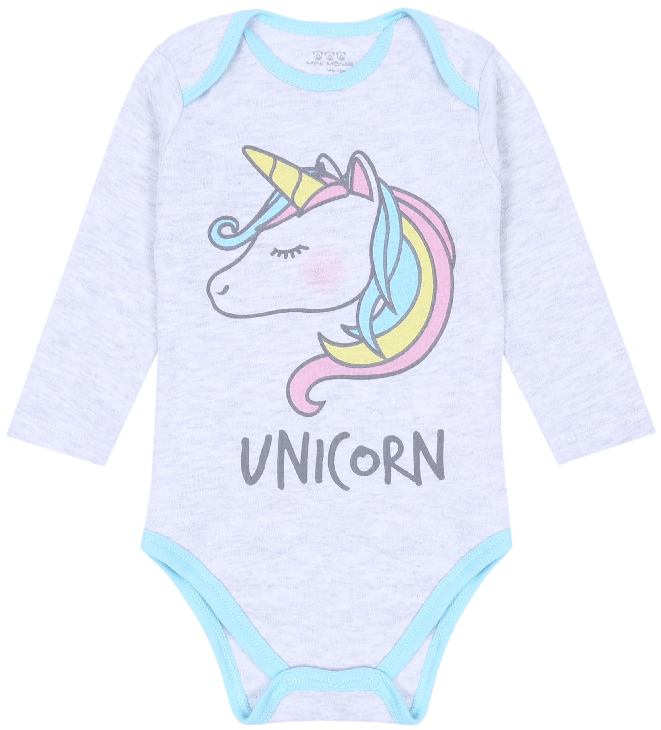 Szare, melanżowe body z...