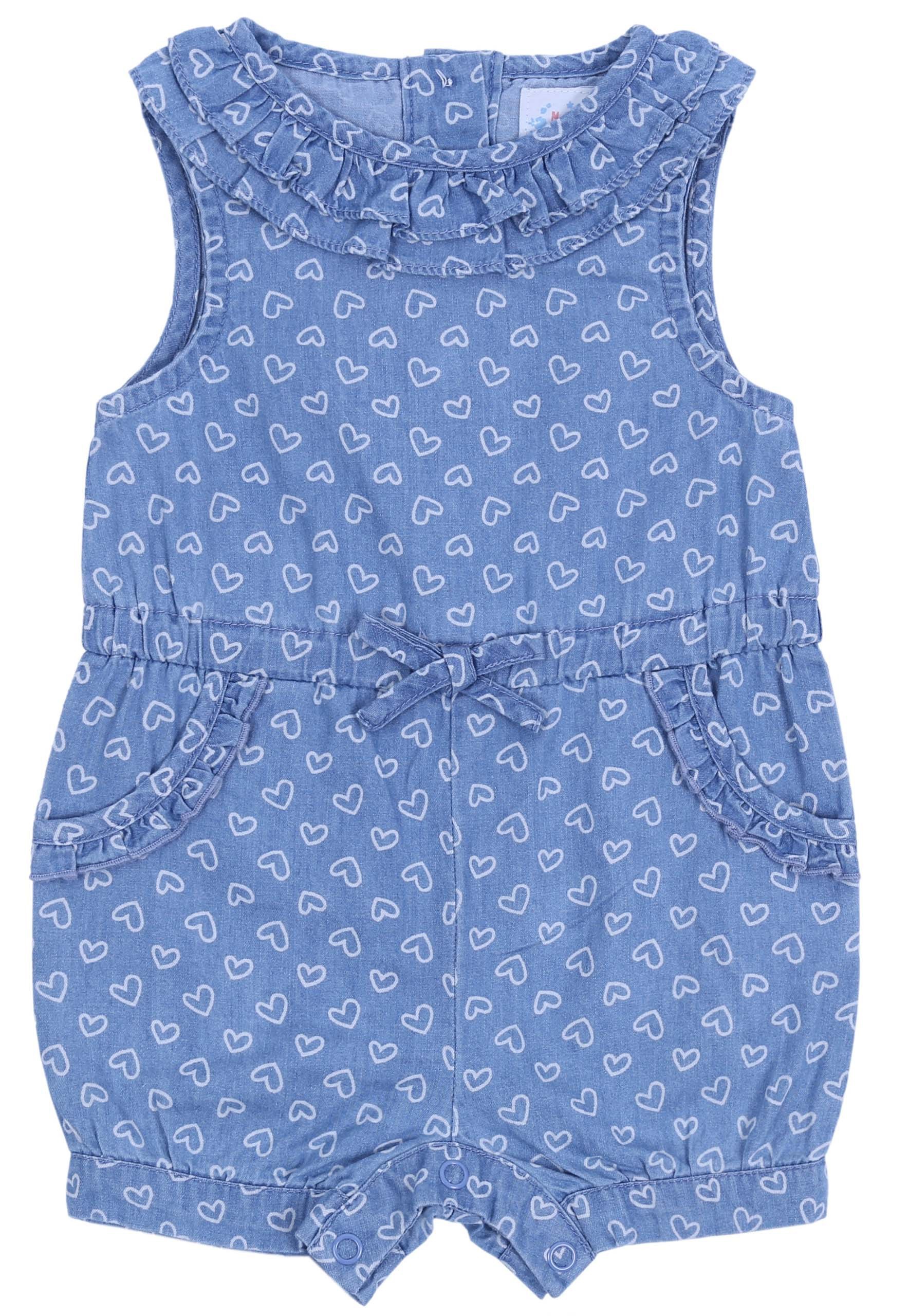 Jeansowy kombinezon w...