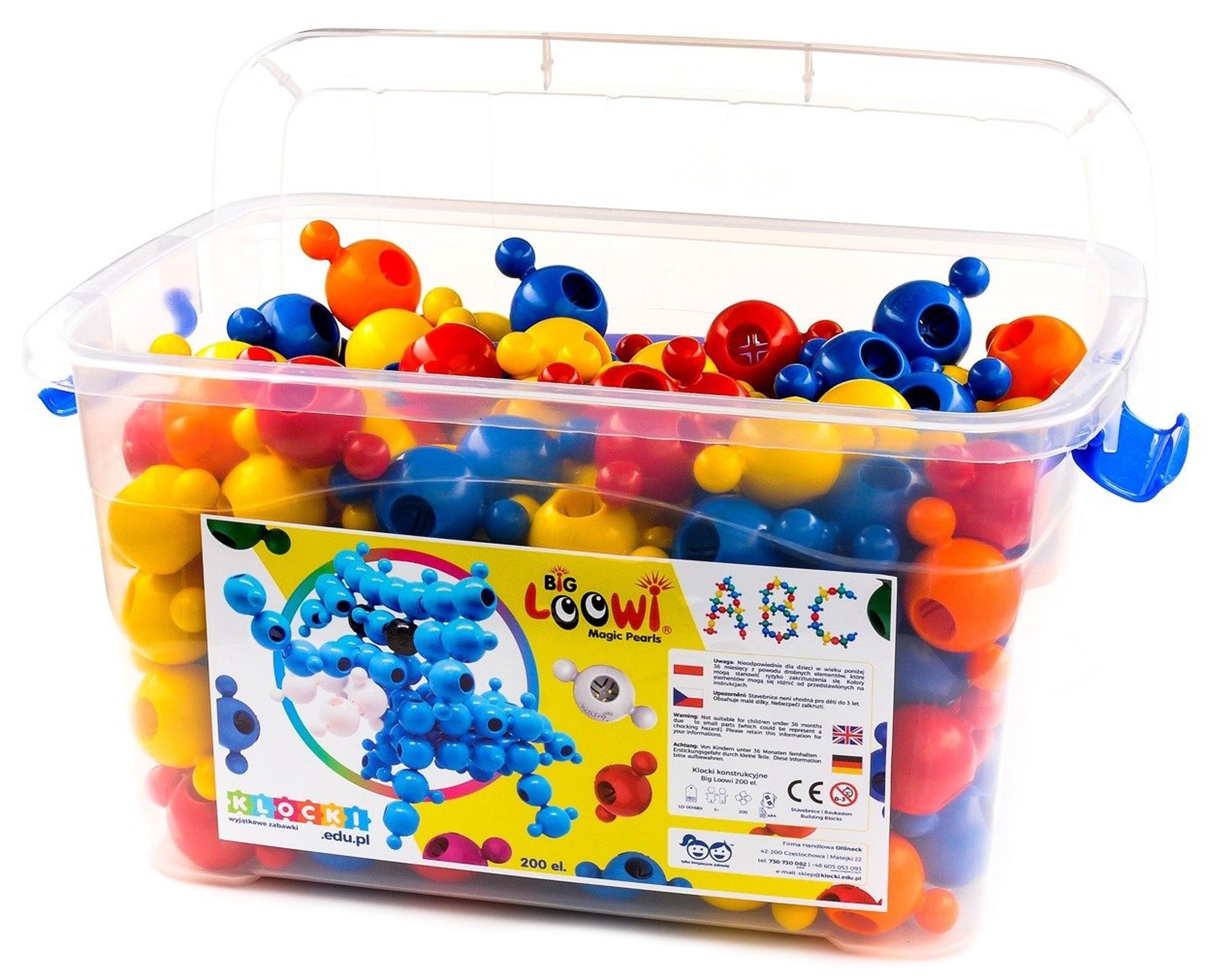 Zestaw edukacyjnych klocków...