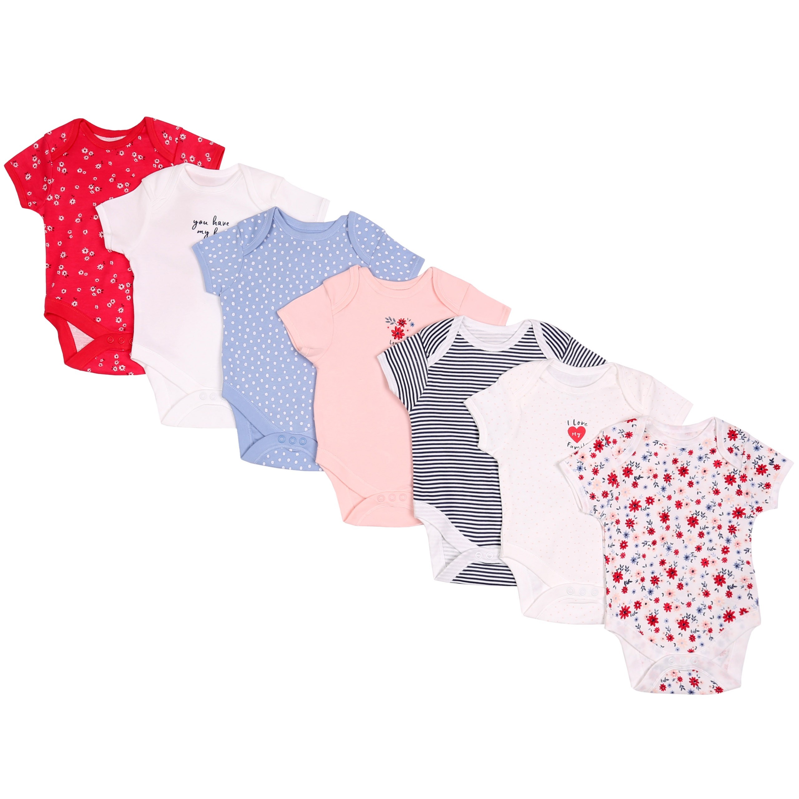 7x wzorzyste, bawełniane...