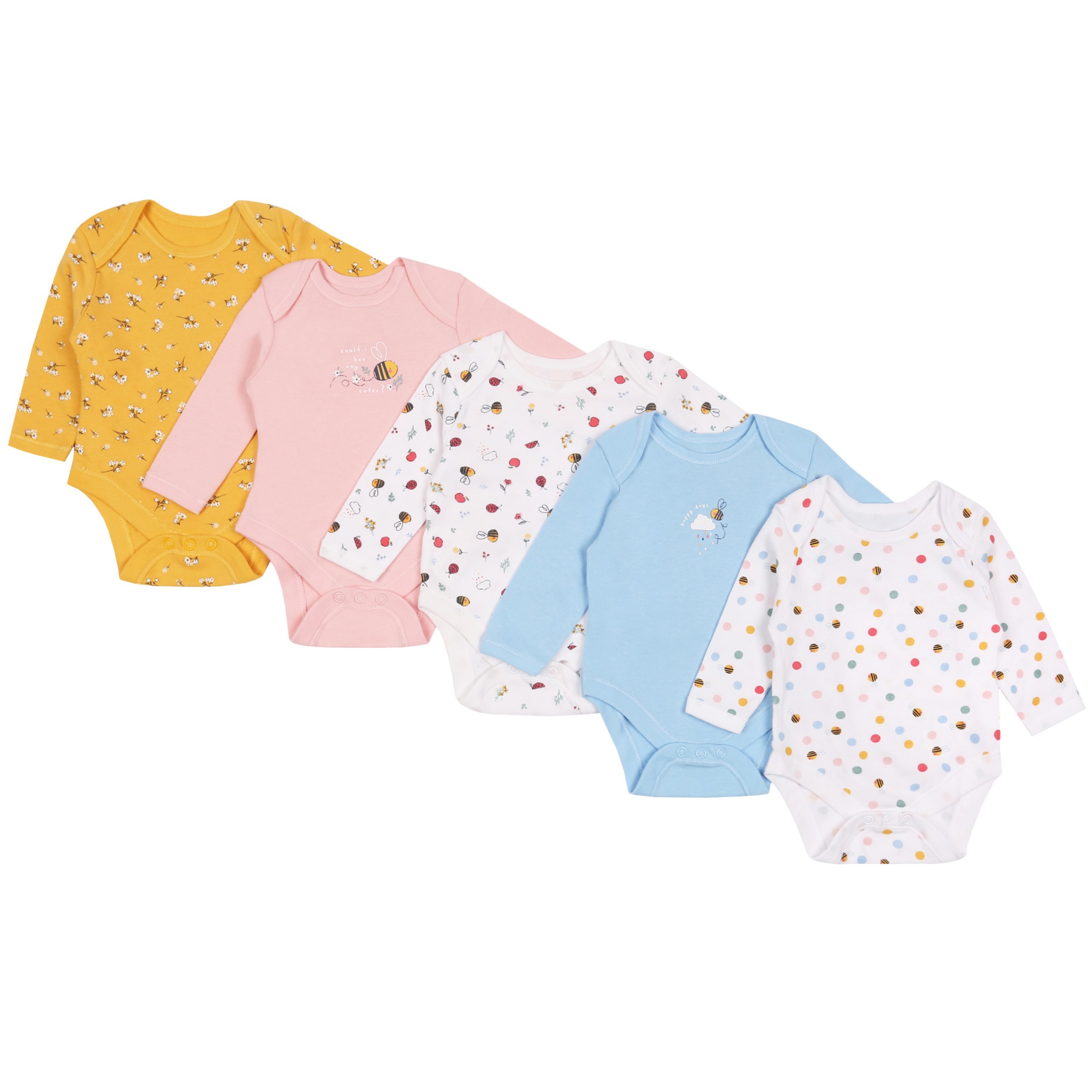 5x Kolorowe body na długi...