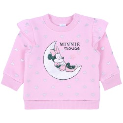 Różowy dres niemowlęcy z falbankami Myszka Minnie DISNEY