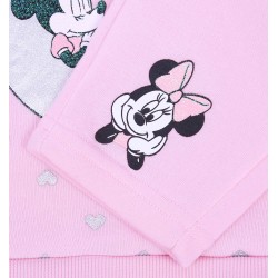 Różowy dres niemowlęcy z falbankami Myszka Minnie DISNEY