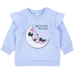 Jasnoniebieski dres niemowlęcy z falbankami Myszka Minnie DISNEY