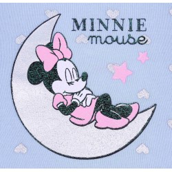 Jasnoniebieski dres niemowlęcy z falbankami Myszka Minnie DISNEY