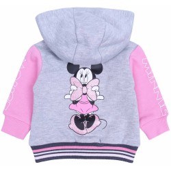 Disney Myszka Minnie dres niemowlęcy szaro-różowy, bawełniany