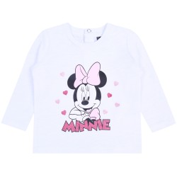 Disney Myszka Minnie dres niemowlęcy szaro-różowy, bawełniany