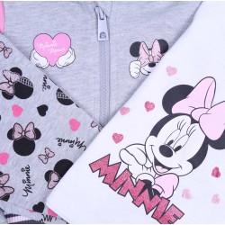 Disney Myszka Minnie dres niemowlęcy szaro-różowy, bawełniany