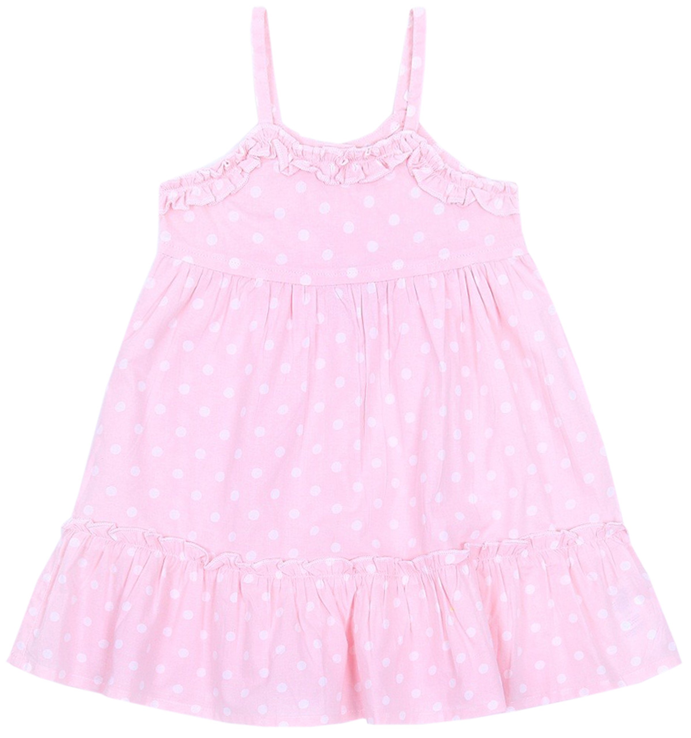 Różowa sukienka w groszki,...