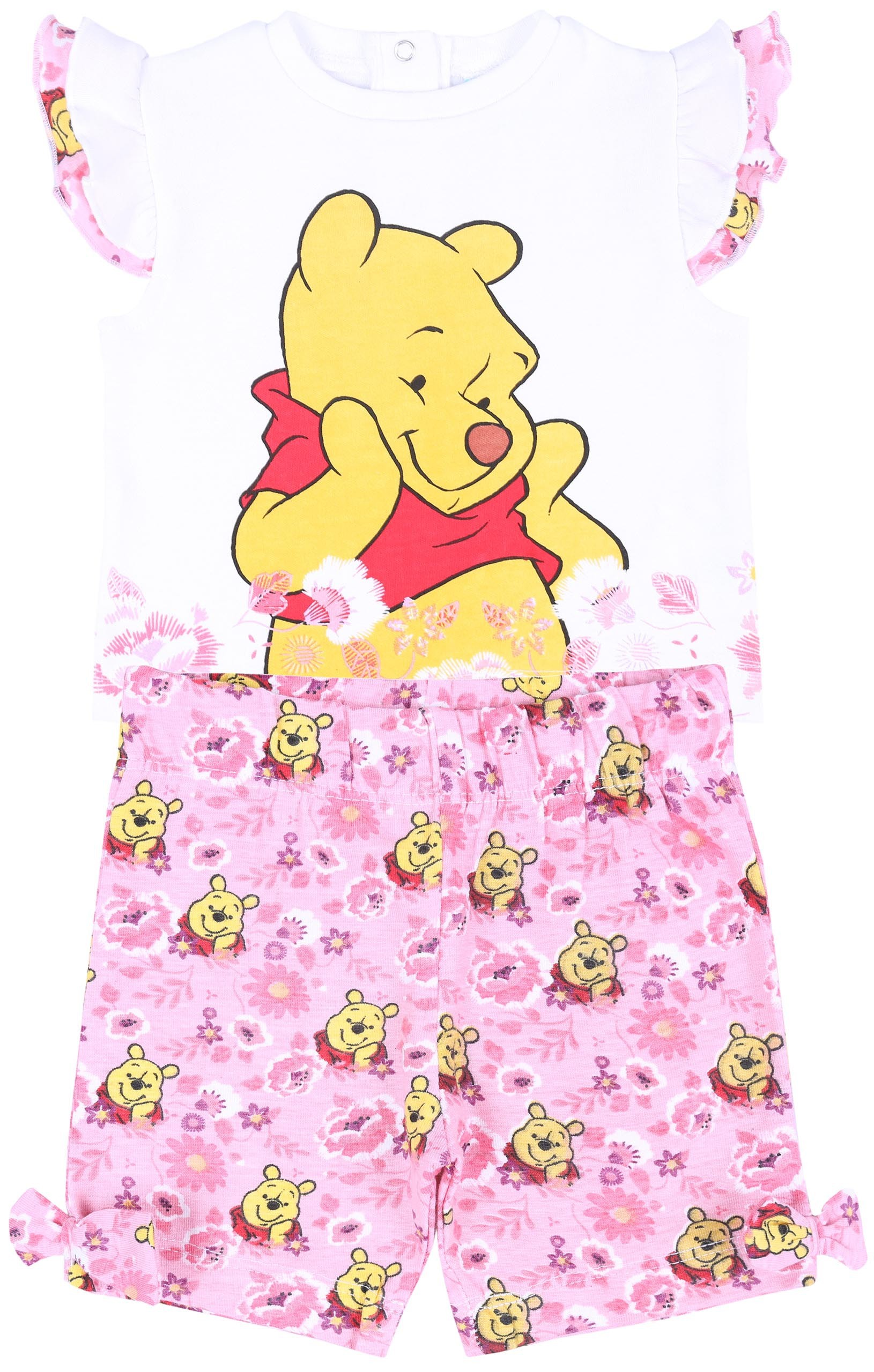 Biało-różowy komplet Kubuś...