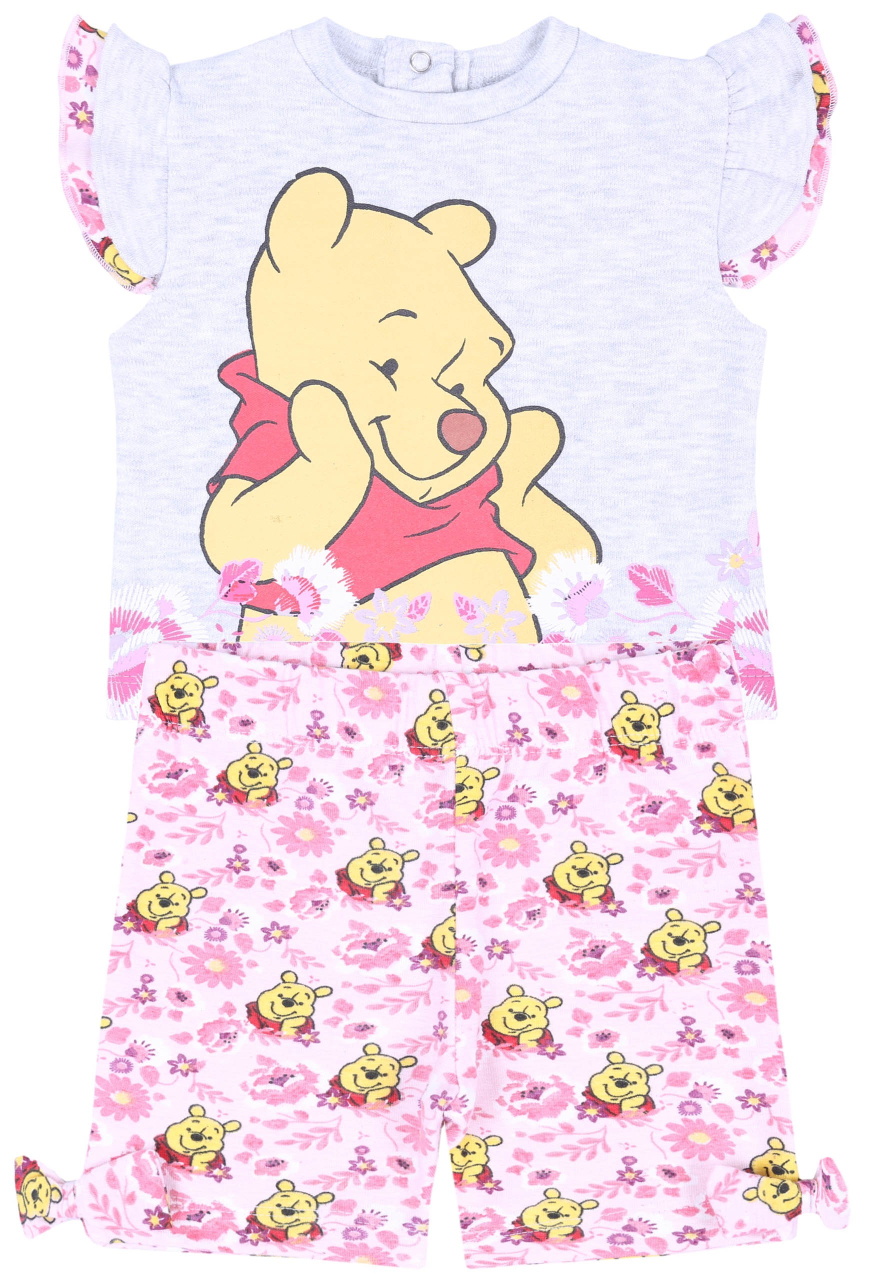 Szaro-różowy komplet Kubuś...